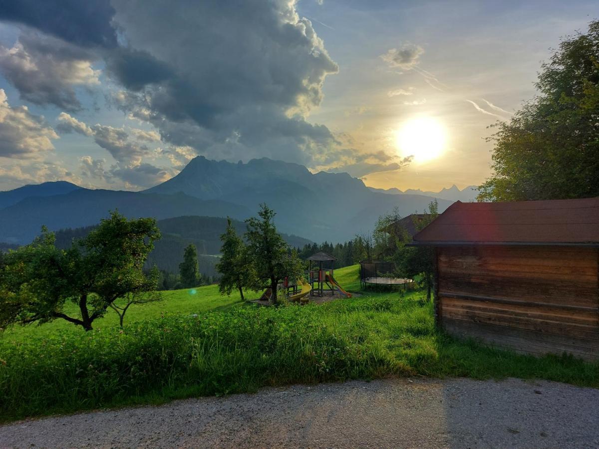 Appartement Steinerhof Werfenweng Buitenkant foto